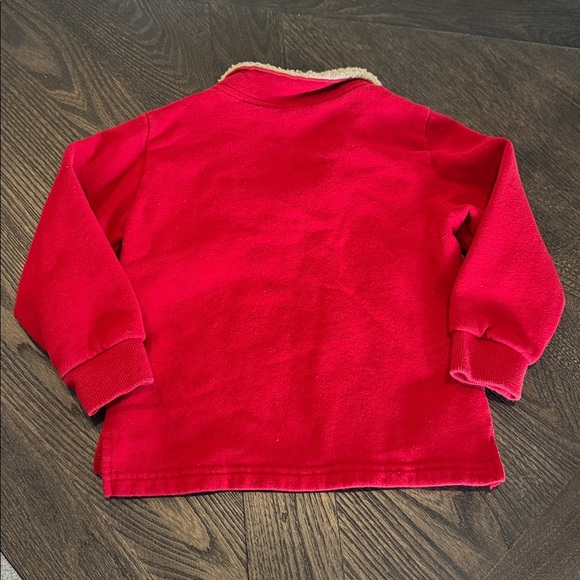 Carter's Red Pullover with Sherpa Collar - Picture 3 of 3